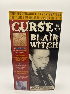 Curse of the Blair Witch VHS Rare Documentary Horror Blair Witch Project
